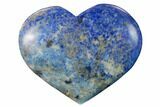 Polished Lapis Lazuli Heart - Pakistan #170963-1